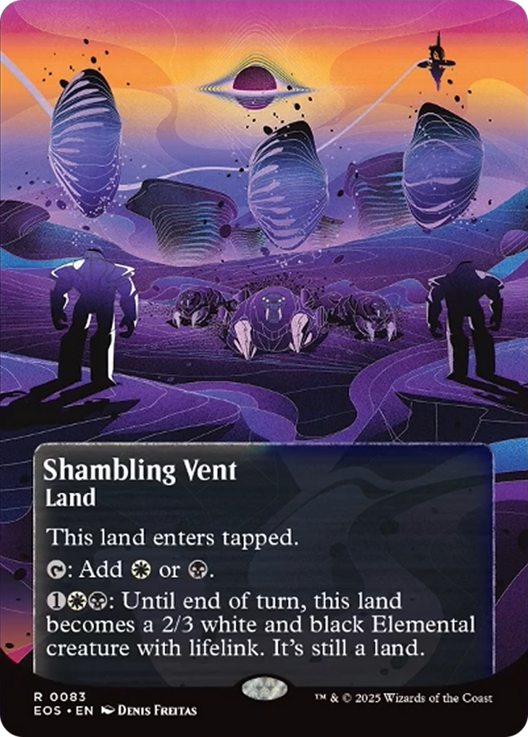 Shambling Vent (0083) (Borderless) [Edge of Eternities: Stellar Sights] | Gam3 Escape