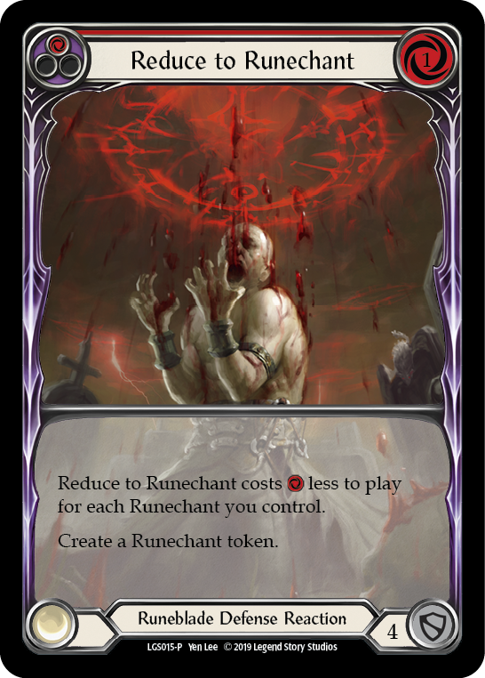 Reduce to Runechant (Red) [LGS015-P] (Promo)  1st Edition Normal | Gam3 Escape