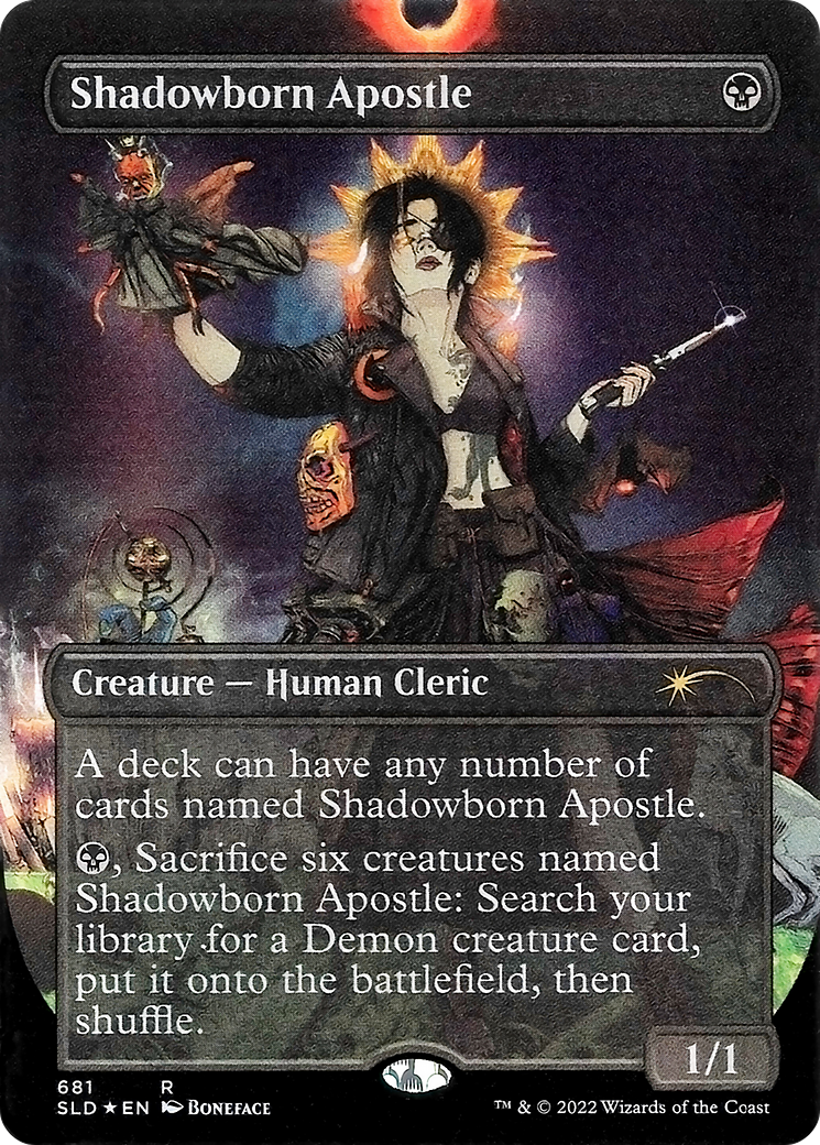 Shadowborn Apostle (681) (Borderless) [Secret Lair Drop Promos] | Gam3 Escape