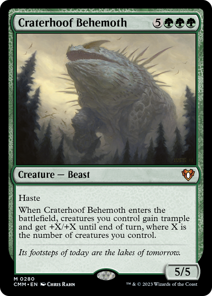 Craterhoof Behemoth [Commander Masters] | Gam3 Escape