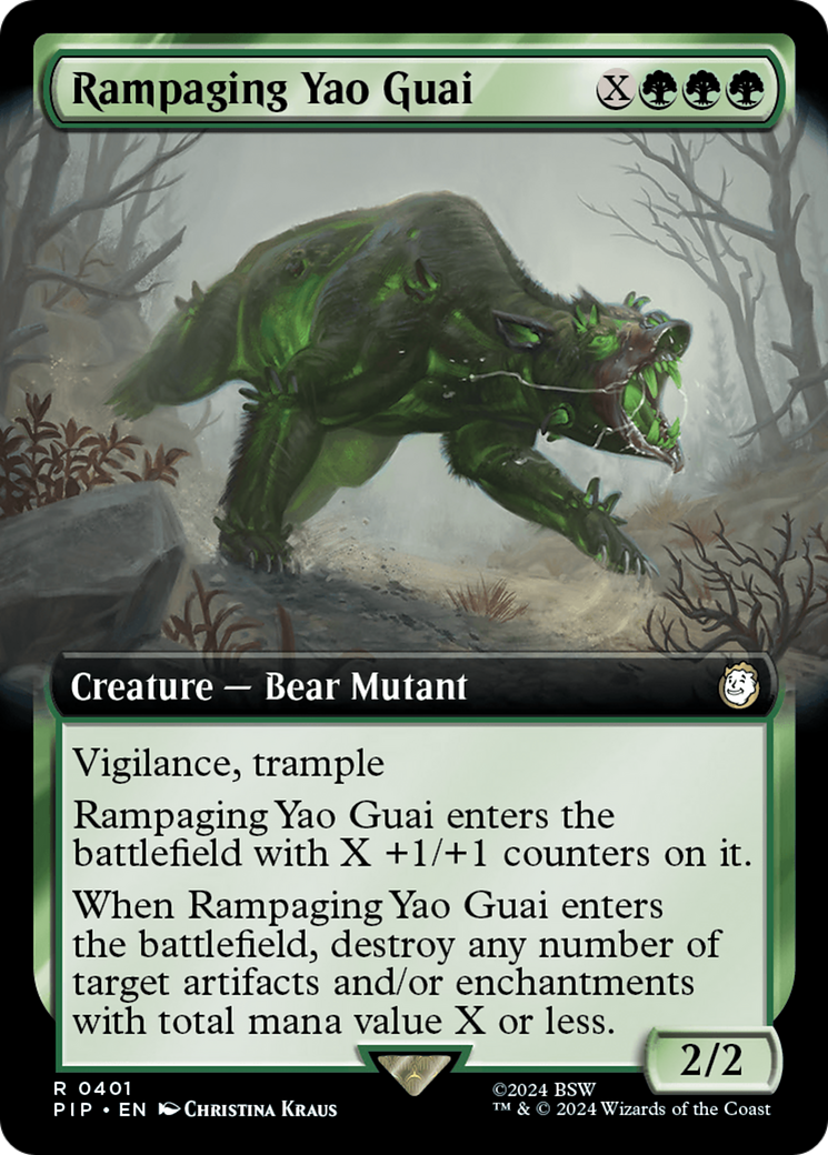 Rampaging Yao Guai (Extended Art) [Fallout] | Gam3 Escape