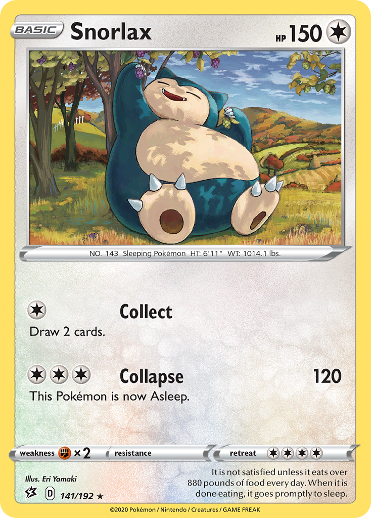 Snorlax (141/192) [Sword & Shield: Rebel Clash] | Gam3 Escape