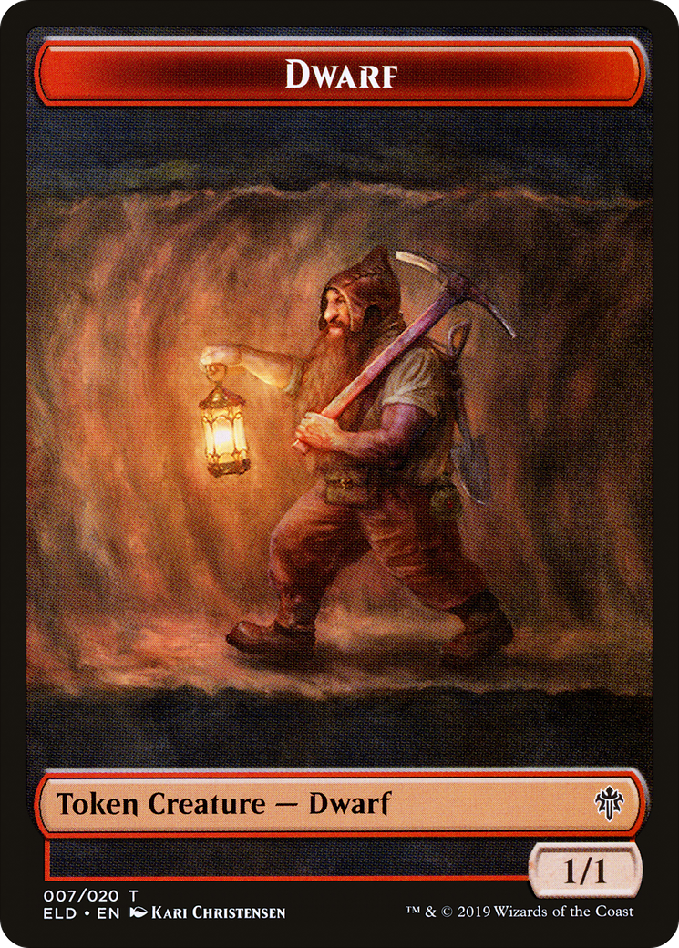 Soldier (UMA) // Dwarf (ELD) Double-Sided Token [The List] | Gam3 Escape