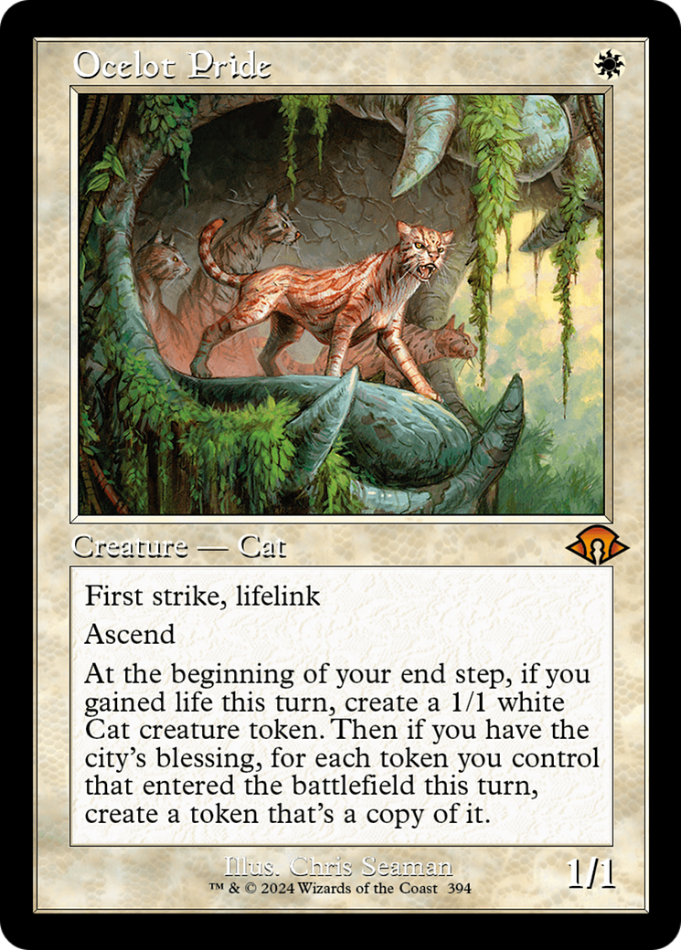 Ocelot Pride (Retro) [Modern Horizons 3] | Gam3 Escape