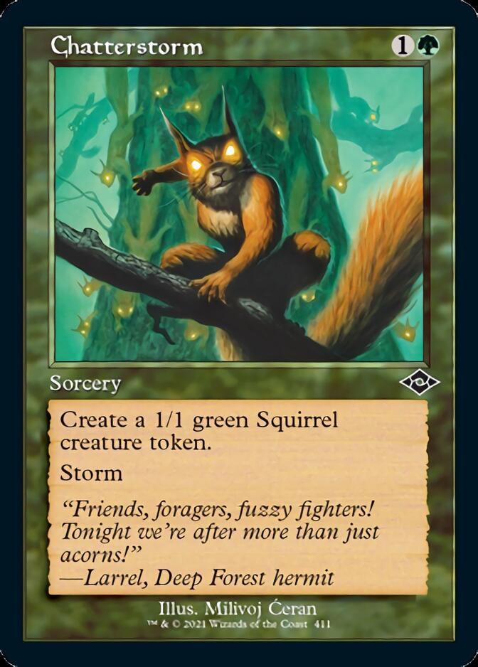 Chatterstorm (Retro Foil Etched) [Modern Horizons 2] | Gam3 Escape