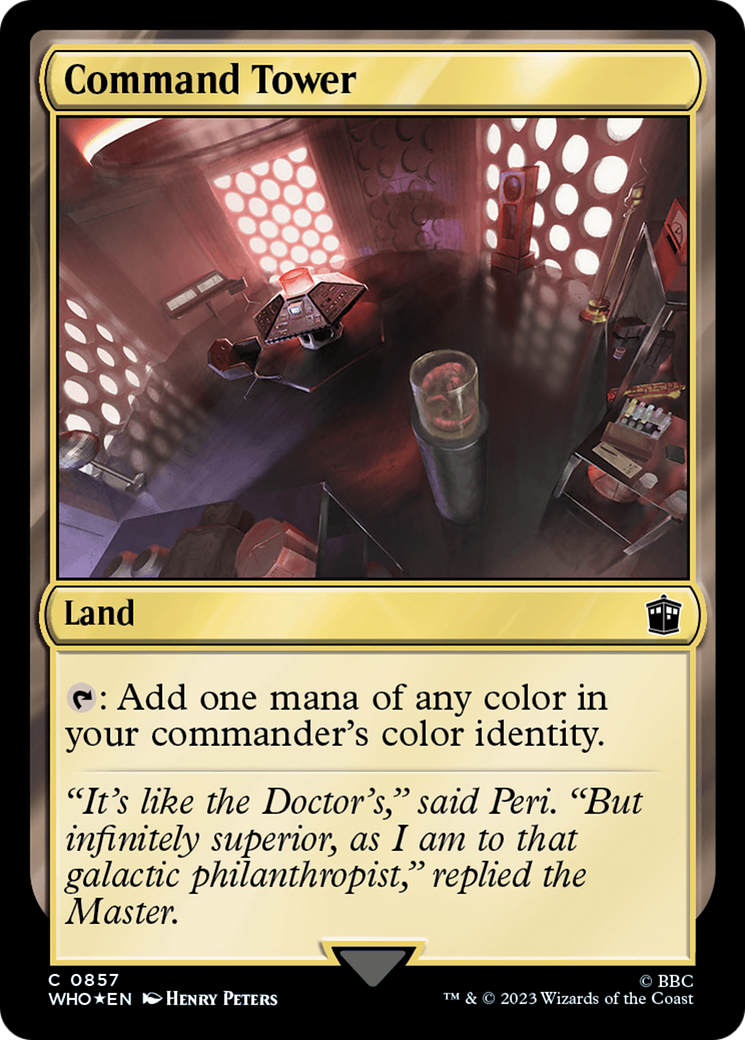 Command Tower (0857) (Surge Foil) [Doctor Who] | Gam3 Escape