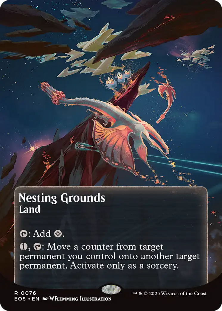 Nesting Grounds (0076) (Borderless) [Edge of Eternities: Stellar Sights] | Gam3 Escape
