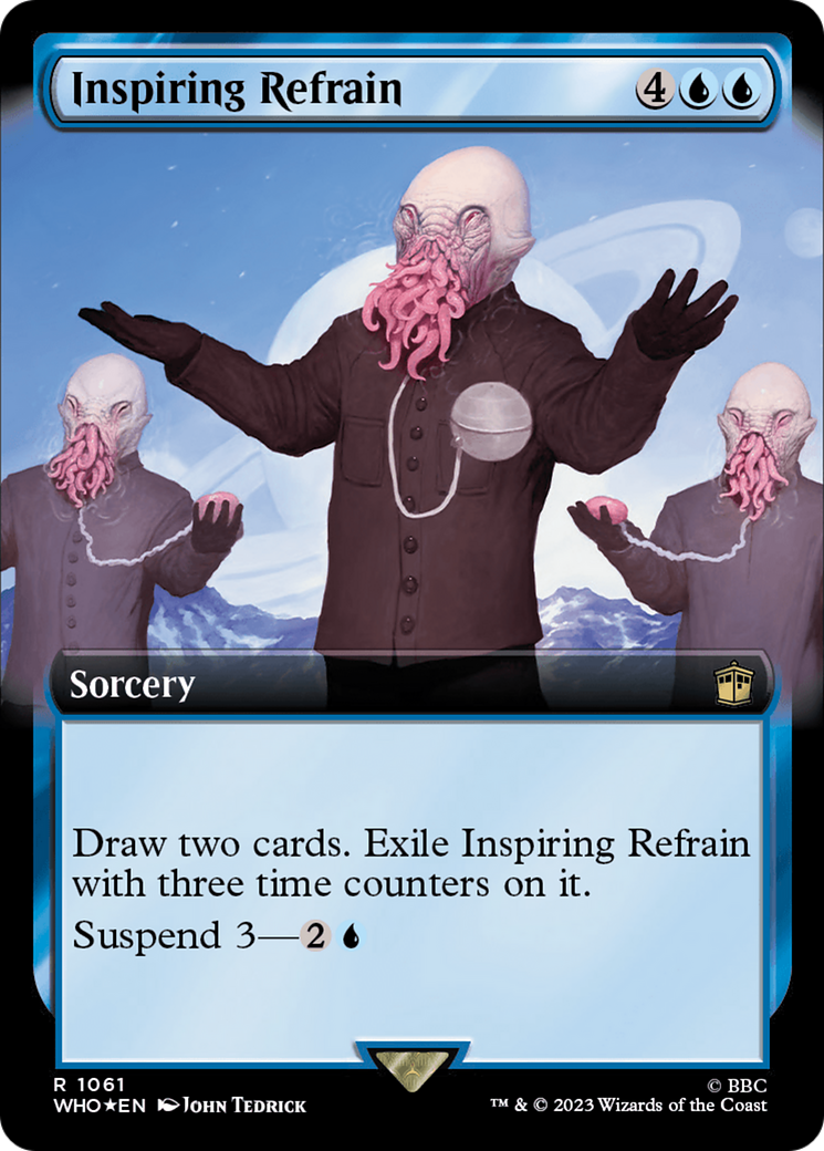 Inspiring Refrain (Extended Art) (Surge Foil) [Doctor Who] | Gam3 Escape