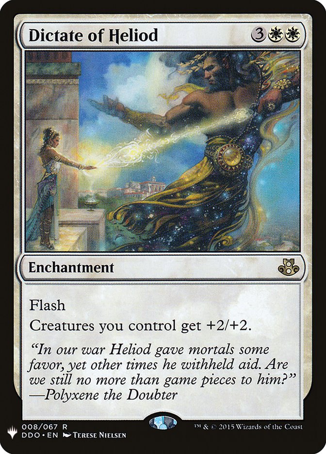 Dictate of Heliod [Mystery Booster] | Gam3 Escape