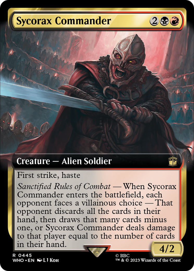 Sycorax Commander (Extended Art) [Doctor Who] | Gam3 Escape