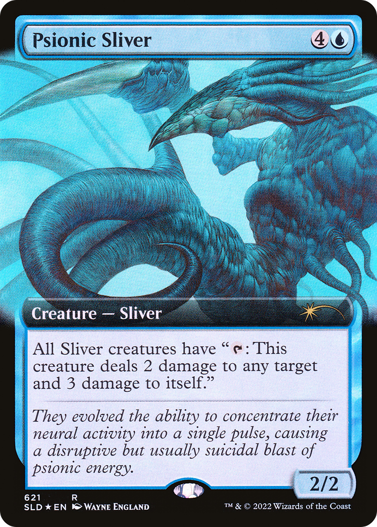 Psionic Sliver (Extended Art) [Secret Lair Drop Promos] | Gam3 Escape