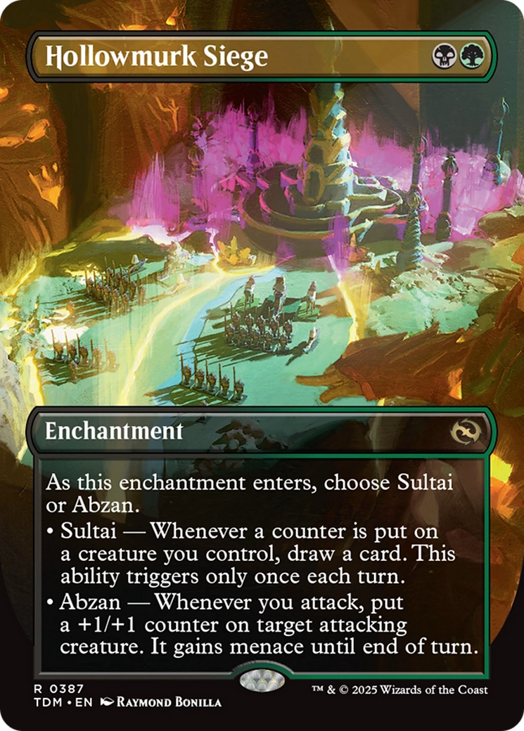 Hollowmurk Siege (Borderless) [Tarkir: Dragonstorm] | Gam3 Escape