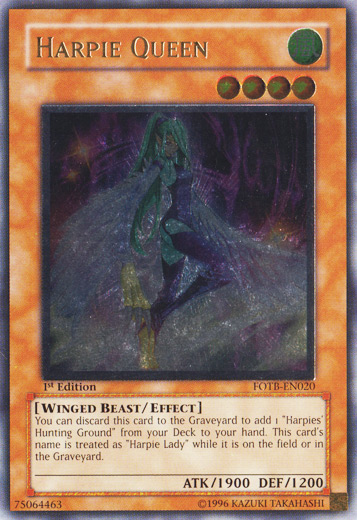 Harpie Queen [FOTB-EN020] Ultimate Rare | Gam3 Escape