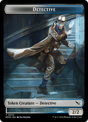 Detective // Ooze Double-Sided Token [Murders at Karlov Manor Tokens] | Gam3 Escape