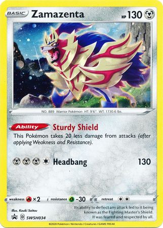 Zamazenta (SWSH034) [Sword & Shield: Black Star Promos] | Gam3 Escape