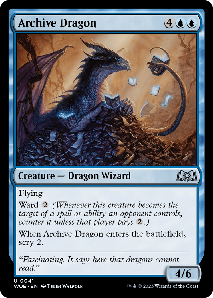 Archive Dragon [Wilds of Eldraine] | Gam3 Escape