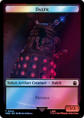 Dalek // Alien Salamander Double-Sided Token (Surge Foil) [Doctor Who Tokens] | Gam3 Escape