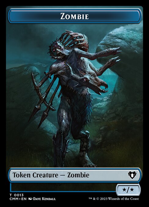 Human Soldier // Zombie (0013) Double-Sided Token [Commander Masters Tokens] | Gam3 Escape