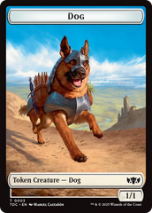 Dog // Goblin Double-Sided Token [Tarkir: Dragonstorm Commander Tokens] | Gam3 Escape