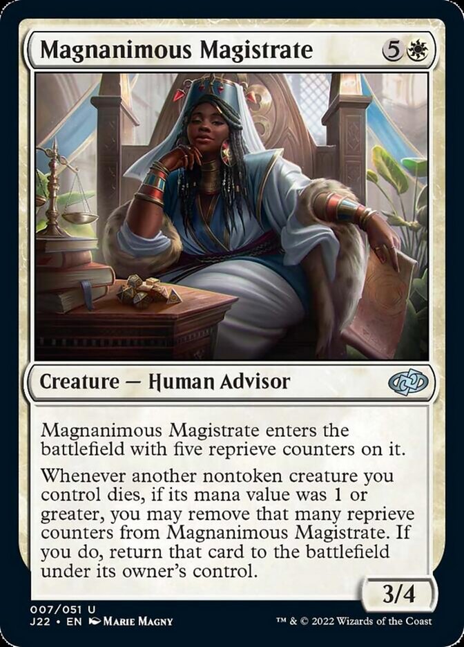 Magnanimous Magistrate [Jumpstart 2022] | Gam3 Escape
