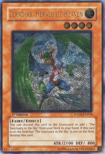 Zeradias, Herald of Heaven [FOTB-EN018] Ultimate Rare | Gam3 Escape