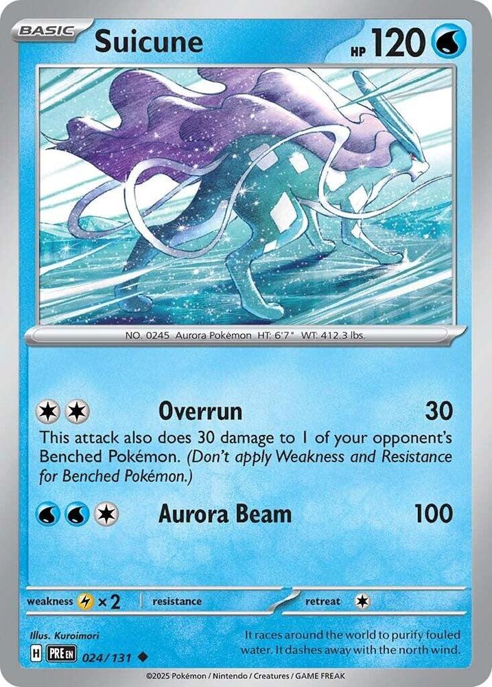 Suicune (024/131) [Scarlet & Violet: Prismatic Evolutions] | Gam3 Escape
