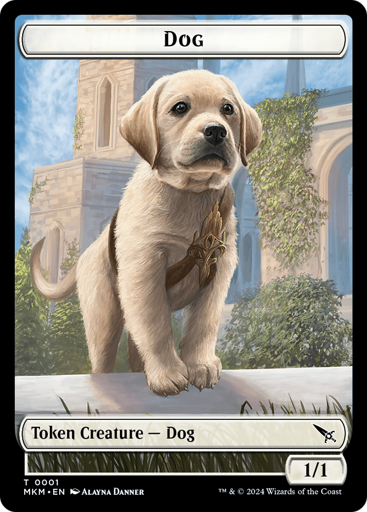 Thopter (0020) // Dog Double-Sided Token [Murders at Karlov Manor Tokens] | Gam3 Escape