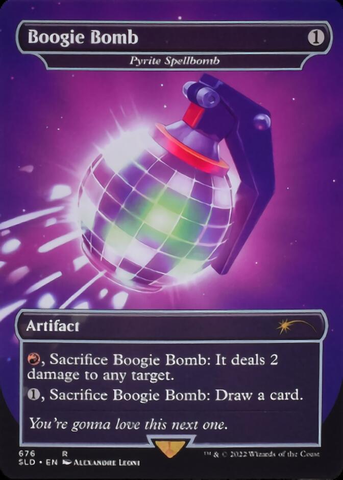 Pyrite Spellbomb - Boogie Bomb (Borderless) [Secret Lair Drop Promos] | Gam3 Escape