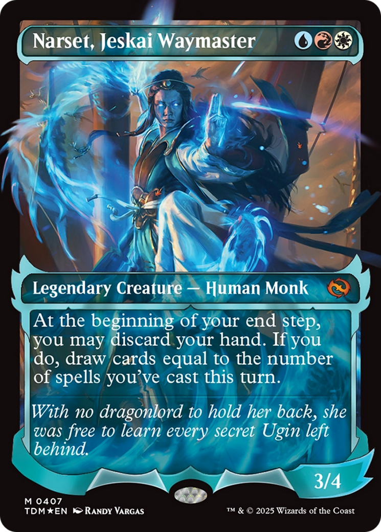 Narset, Jeskai Waymaster (Showcase) [Tarkir: Dragonstorm] | Gam3 Escape