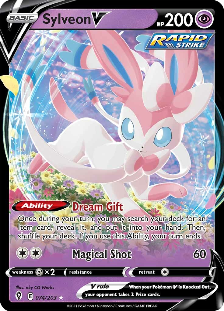 Sylveon V (074/203) [Sword & Shield: Evolving Skies] | Gam3 Escape