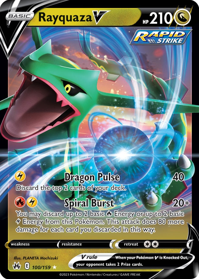 Rayquaza V 100/159 (Jumbo Card) [Sword & Shield: Evolving Skies] | Gam3 Escape