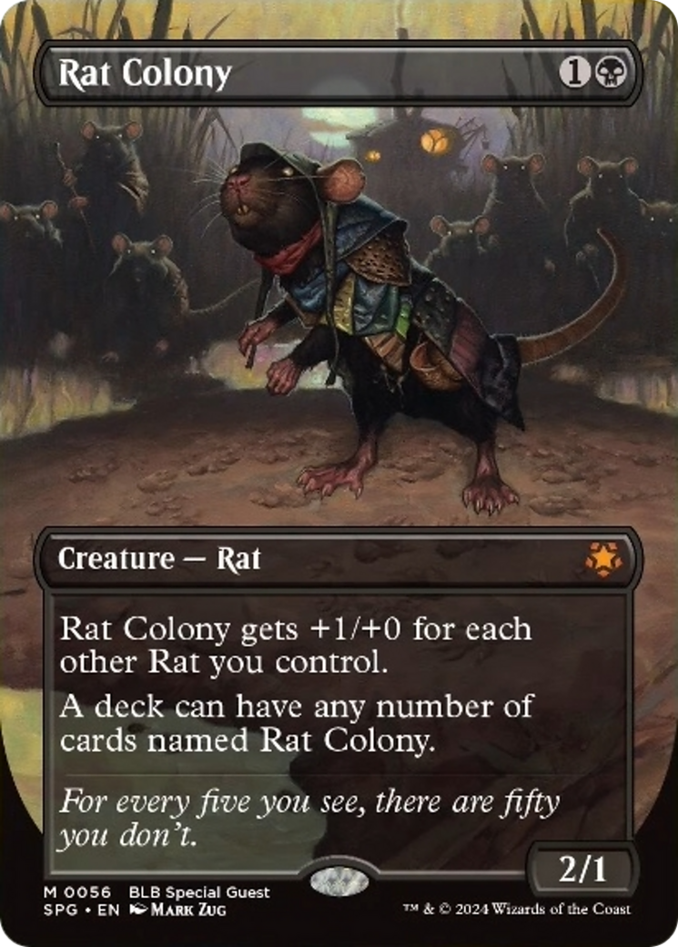 Rat Colony (Borderless) [Bloomburrow Special Guests] | Gam3 Escape