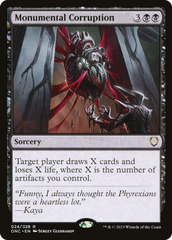 Monumental Corruption [Phyrexia: All Will Be One Commander] | Gam3 Escape