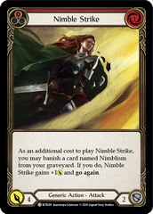 Nimble Strike (Red) [U-WTR185] (Welcome to Rathe Unlimited)  Unlimited Rainbow Foil | Gam3 Escape