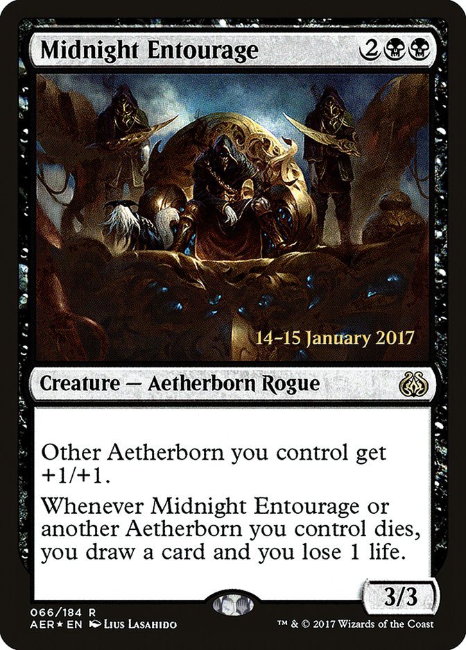 Midnight Entourage [Aether Revolt Prerelease Promos] | Gam3 Escape