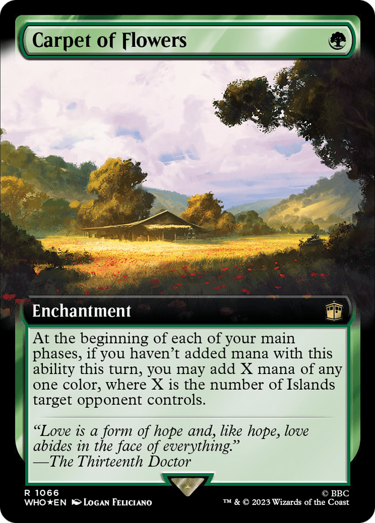 Carpet of Flowers (Extended Art) (Surge Foil) [Doctor Who] | Gam3 Escape