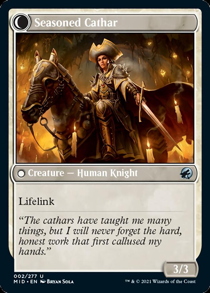 Ambitious Farmhand // Seasoned Cathar [Innistrad: Midnight Hunt] | Gam3 Escape