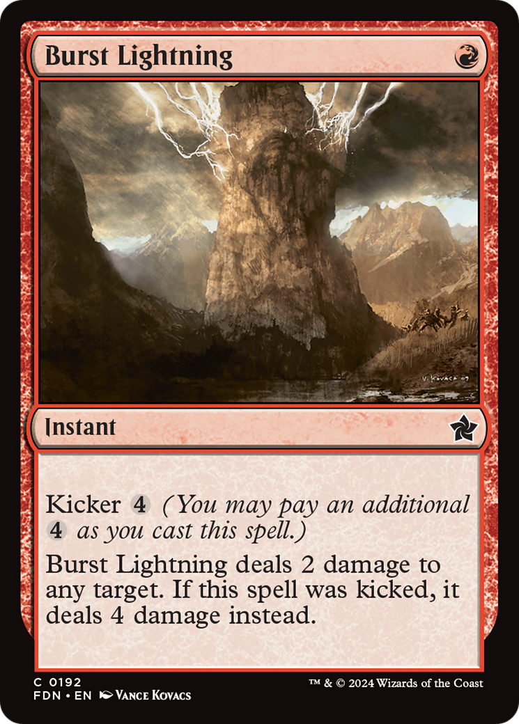 Burst Lightning [Foundations] | Gam3 Escape