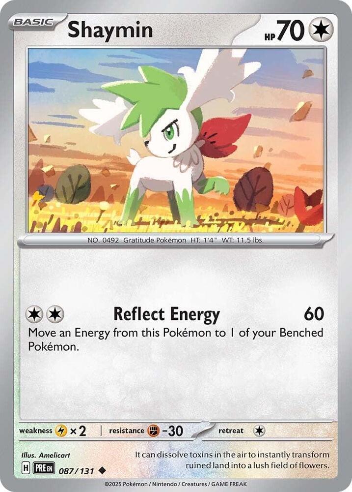 Shaymin (087/131) [Scarlet & Violet: Prismatic Evolutions] | Gam3 Escape