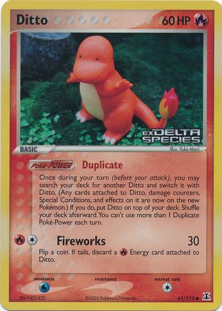 Ditto (61/113) (Stamped) [EX: Delta Species] | Gam3 Escape