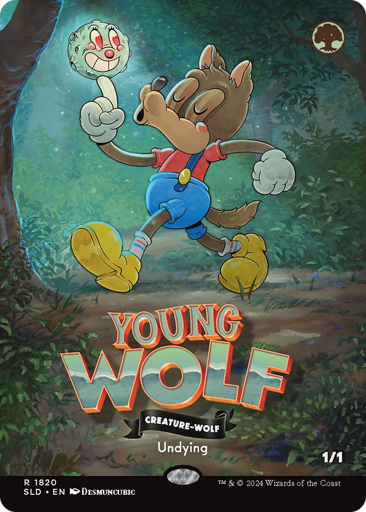 Young Wolf (Rainbow Foil) [Secret Lair Drop Series] | Gam3 Escape