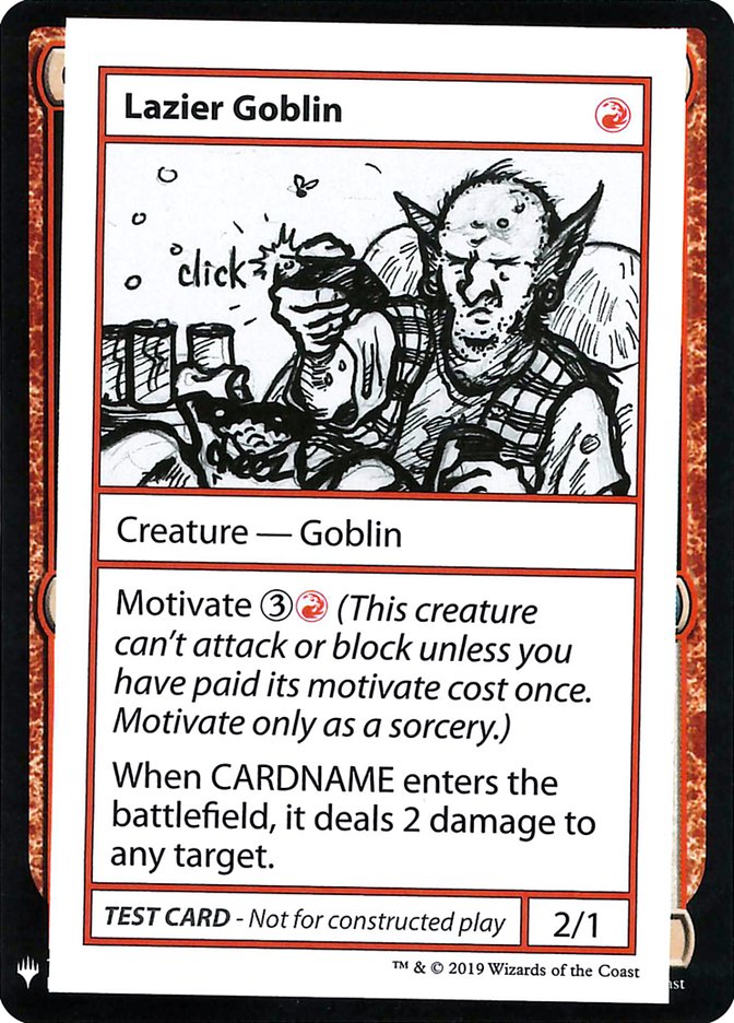 Lazier Goblin [Mystery Booster Playtest Cards] | Gam3 Escape