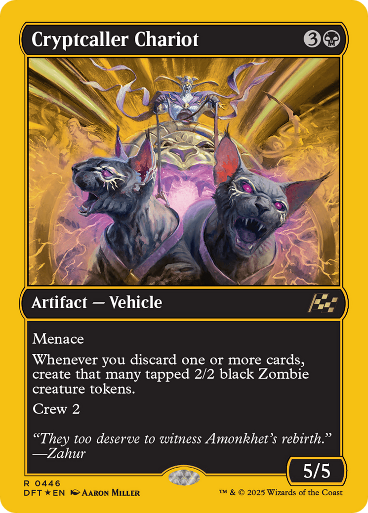 Cryptcaller Chariot (First-Place Foil) [Aetherdrift] | Gam3 Escape