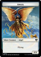 Copy (54) // Angel Double-Sided Token [Commander Masters Tokens] | Gam3 Escape