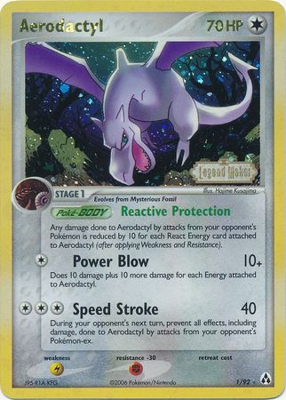 Aerodactyl (1/92) (Stamped) [EX: Legend Maker] | Gam3 Escape