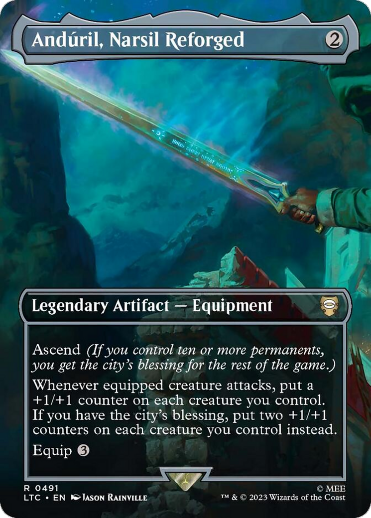 Anduril, Narsil Reforged (Borderless) [The Lord of the Rings: Tales of Middle-Earth Commander] | Gam3 Escape