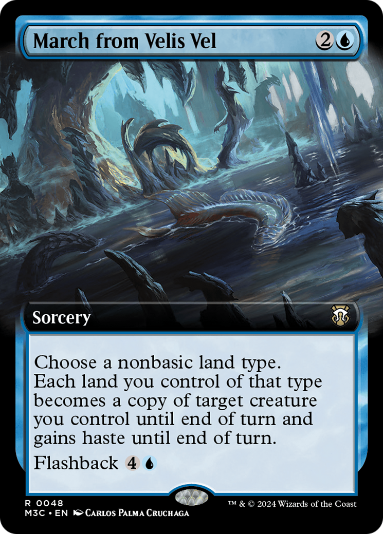 March from Velis Vel (Extended Art) (Ripple Foil) [Modern Horizons 3 Commander] | Gam3 Escape