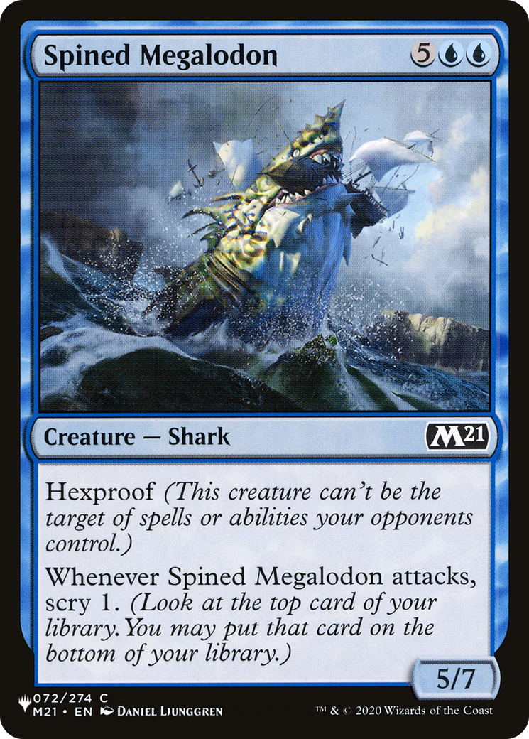 Spined Megalodon [The List Reprints] | Gam3 Escape