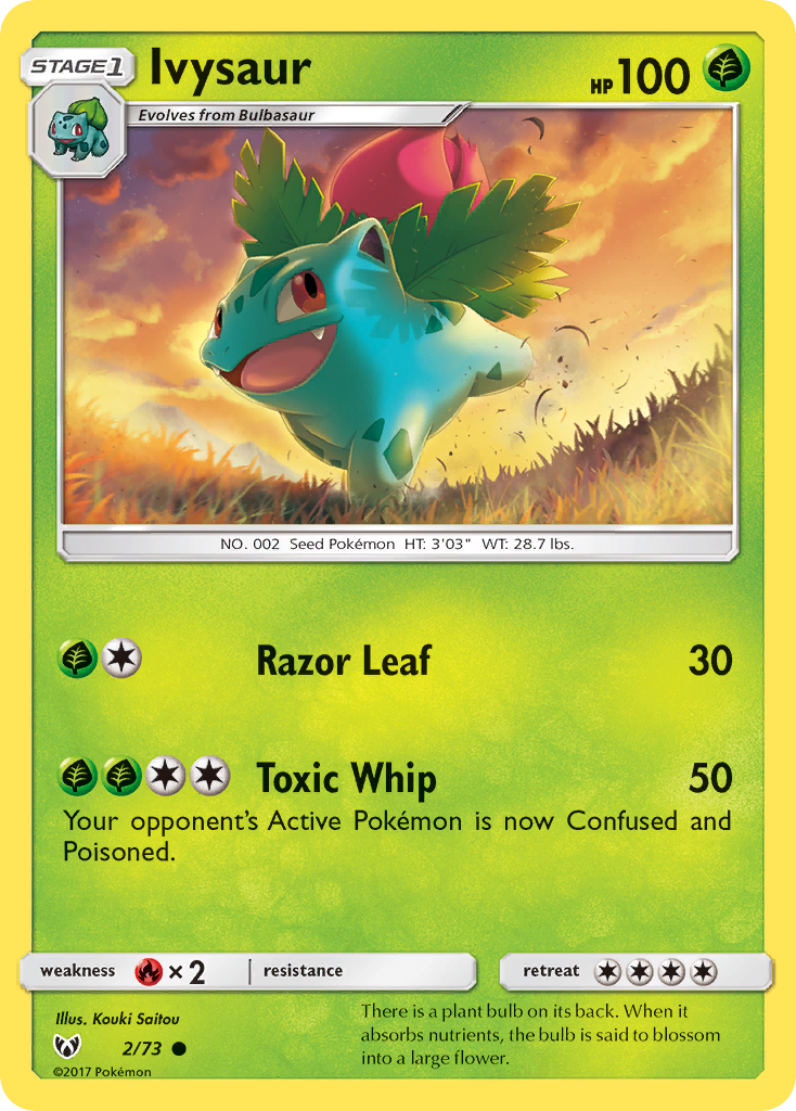 Ivysaur (2/73) [Sun & Moon: Shining Legends] | Gam3 Escape