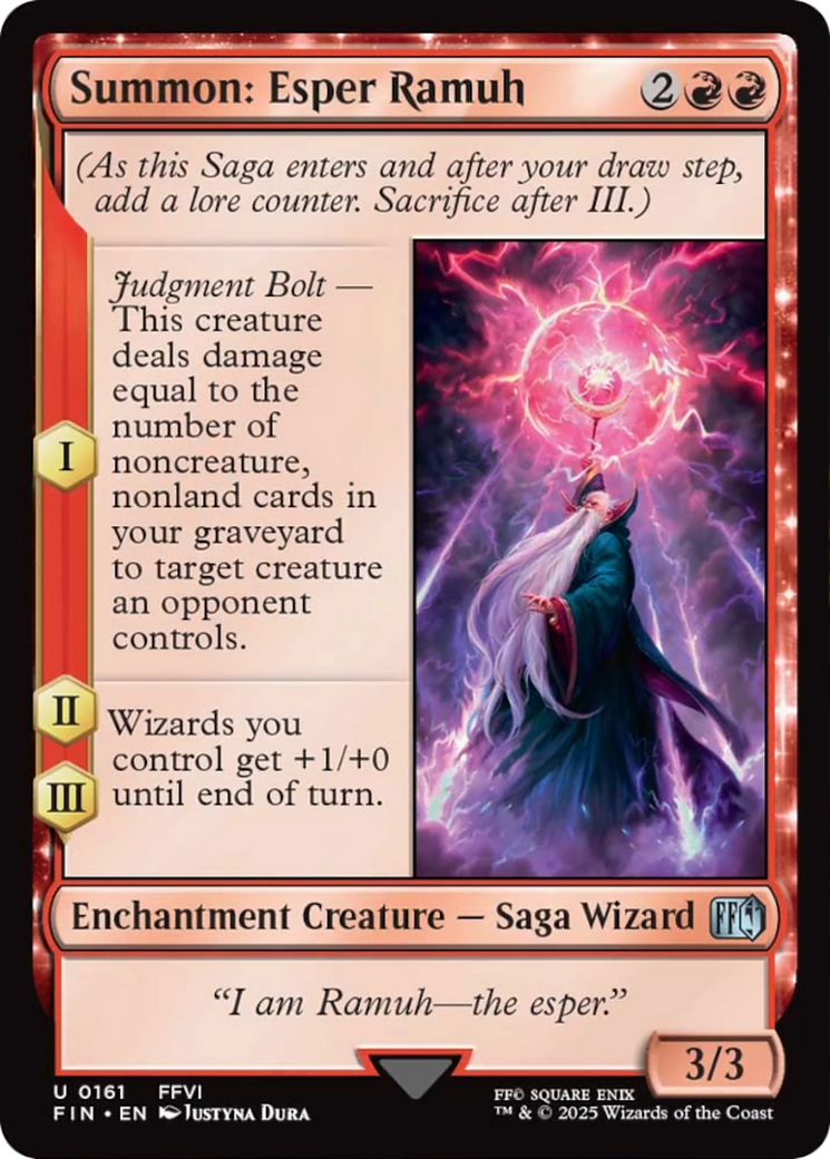 Summon: Esper Ramuh [FINAL FANTASY] | Gam3 Escape